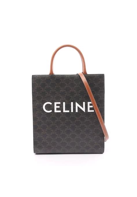 celine tote triomphe|Celine triomphe bag preloved.